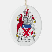 Anderson-Familienwappen-Verzierung Keramik Ornament (Rechts)