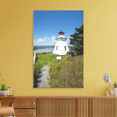 Anderson Hallow Lighthouse in Riverside-Albert, Leinwanddruck (Insitu (Wohnzimmer))
