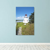 Anderson Hallow Lighthouse in Riverside-Albert, Leinwanddruck (Insitu (Holzboden))