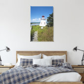 Anderson Hallow Lighthouse in Riverside-Albert, Leinwanddruck (Insitu (Schlafzimmer))
