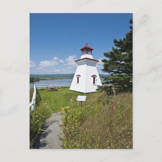 Anderson Hallow Lighthouse in Riverside-Albert, Postkarte (Vorderseite)