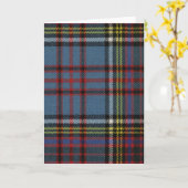 Anderson moderne Tartan-Gruß-Karte Karte (Gelbe Blume)