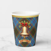 Anderson Personalisiert Tartan Christmas Pappbecher (Vorderseite)