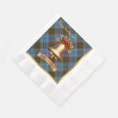 Anderson Personalisiert Tartan Christmas Serviette (Ecke)