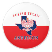 Anderson Polish Texan Keramik Pull Knob Keramikknauf (Vorderseite)