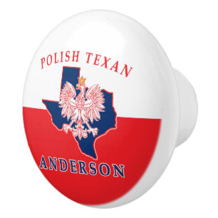 Anderson Polish Texan Keramik Pull Knob Keramikknauf