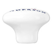 Anderson Polish Texan Keramik Pull Knob Keramikknauf (Seitenansicht)