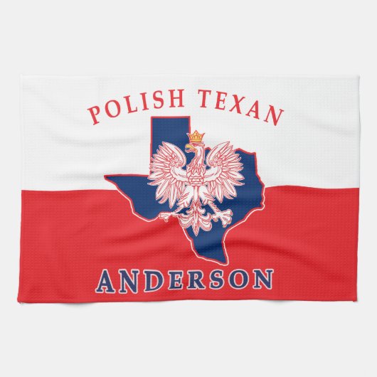 Anderson Polish Texan Kitchtuch Geschirrtuch (Horizontal)