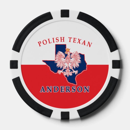 Anderson Polish Texan Poker Chip Set (Vorderseite)
