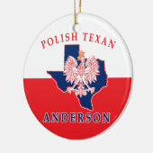 Anderson Polish Texan Round Ornament (Links)