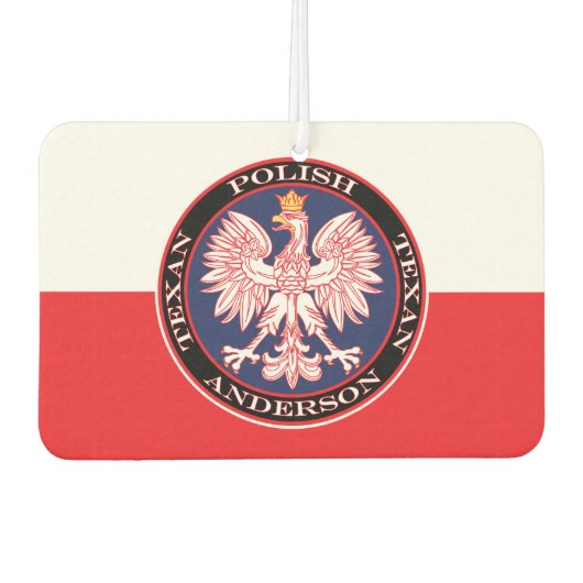 Anderson Round Polish Texan Autolufterfrischer (Vorderseite)