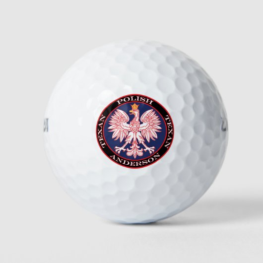 Anderson Round Polish Texan Golfball (Vorderseite)
