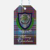Anderson Scottish Clan Tartan & Crest Geschenkanhänger (Vorderseite)