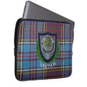 Anderson Scottish Clan Tartan und Wappen Laptopschutzhülle (Vorne Rechts)