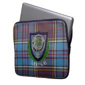 Anderson Scottish Clan Tartan und Wappen Laptopschutzhülle (Vorderseite Links)