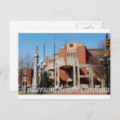 Anderson, South Carolina Postkarte (Vorne/Hinten)