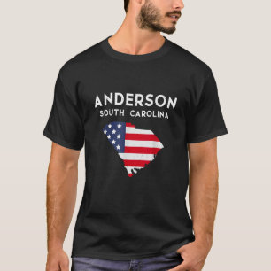 Anderson South Carolina USA Staat America Travel T-Shirt