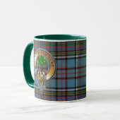Anderson Tartan & Abzeichen Tasse (Vorderseite Links)