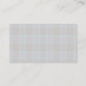 Anderson Tartan Business Card Visitenkarte (Rückseite)