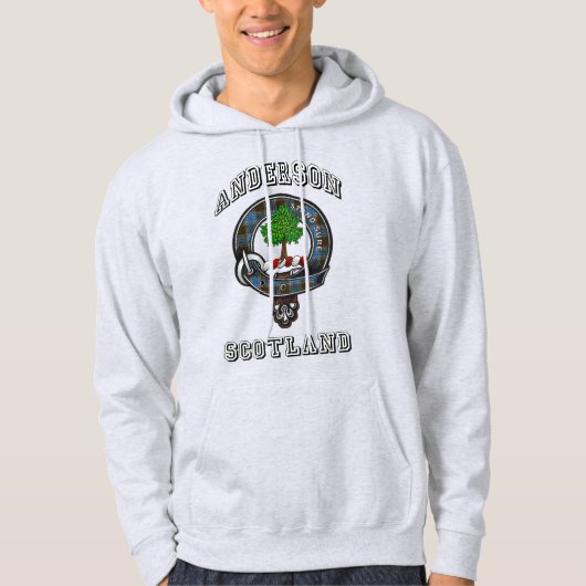 Anderson Tartan Clan Abzeichen Athletic Style Hoodie (Vorderseite)