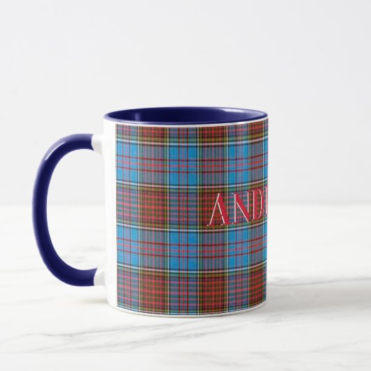 Anderson Tartan Clan Tasse (Links)