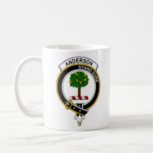 Anderson Tartan Coffee Tasse - Größe 11oz