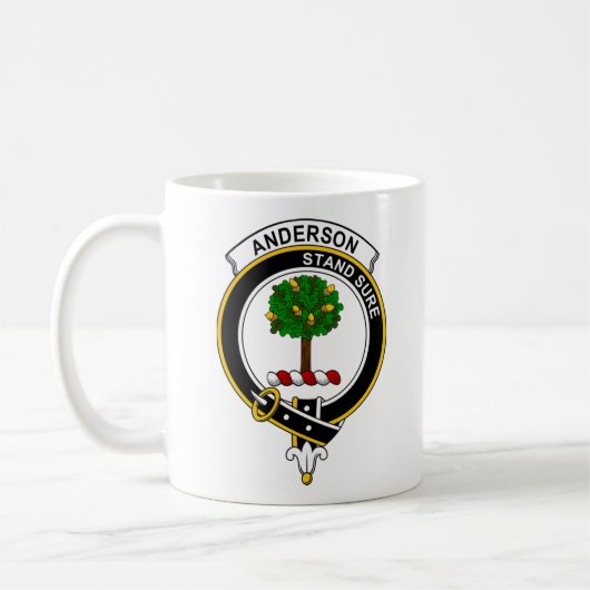 Anderson Tartan Coffee Tasse - Größe 11oz (Links)