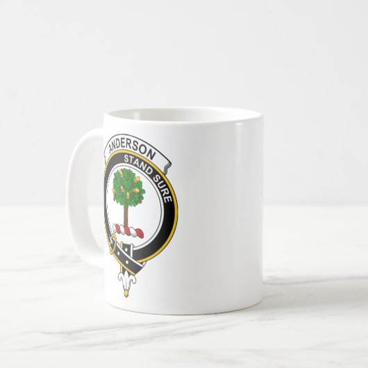 Anderson Tartan Kaffeetasse (Vorderseite Links)