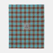 ANDERSON TARTAN Monogram Letter A Fleecedecke (Vorderseite)