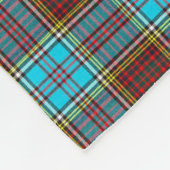 ANDERSON TARTAN Monogram Letter A Fleecedecke (Ecke)