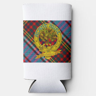 Anderson-Tartan und Clan-Emblem Selters Dosenkühler