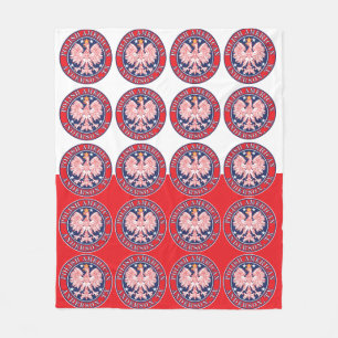 Anderson Texas Polnischer Adler Fleecedecke