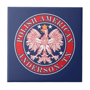 Anderson Texas Polnischer Adler Fliese