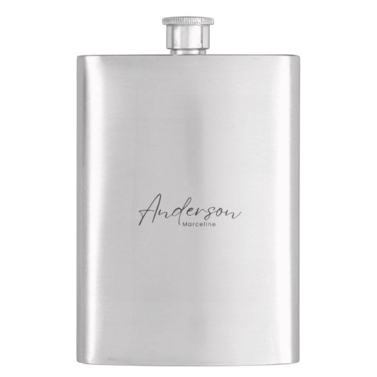 #AndersonMarcelineClassicFlask Flachmann (Vorderseite)