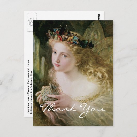 Anderson's Beautiful Fairy Postkarte (Vorne/Hinten)