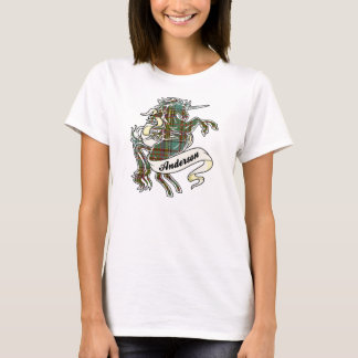 Andersontartan-Einhorn T-Shirt