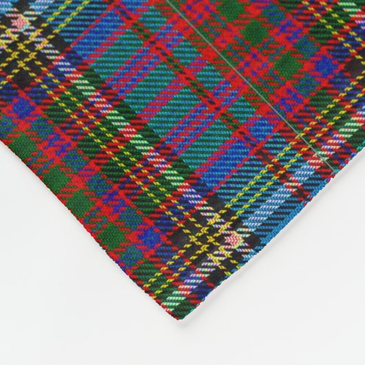 Andersontartan-Fleece-Decke Fleecedecke (Ecke)