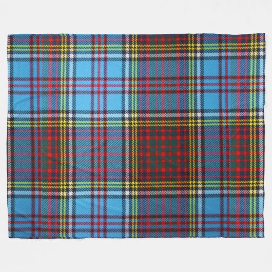 Andersontartan-Fleece-Decke Fleecedecke (Vorderseite (Horizontal))