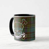 Andersontartan-Schädel-Tasse Tasse (Vorderseite Links)