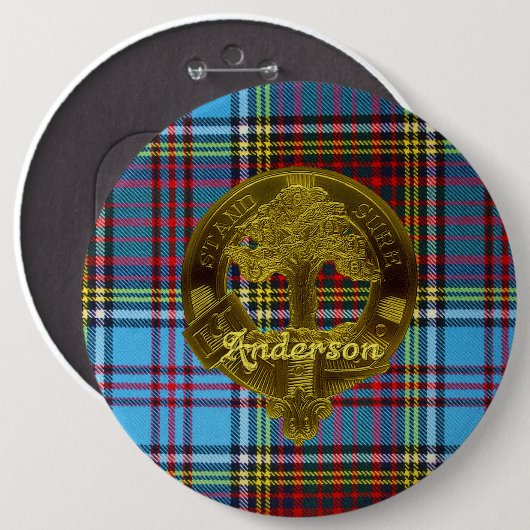 AndersonTartan u. Motiv-Knopf Button (Vorne & Hinten)
