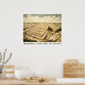 Andersonville Gefängnis (Camp Sumter), Luftaufnahm Poster (Küche)