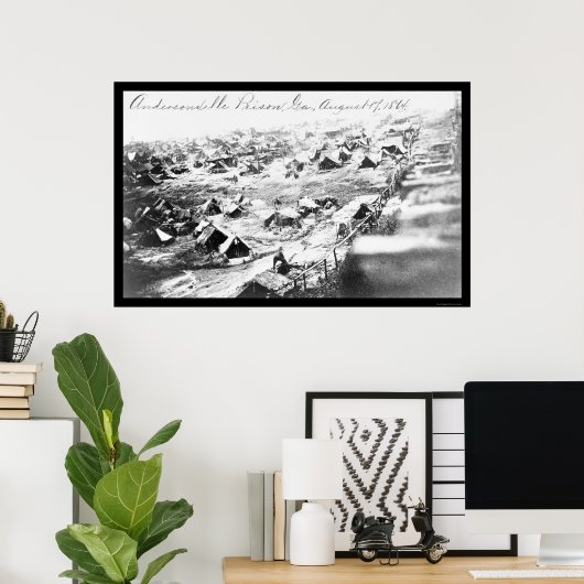 Andersonville Prison, GA 1864 Poster (Heimbüro)