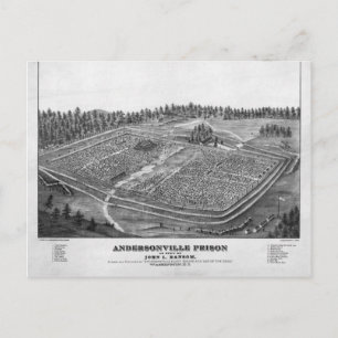 Andersonville Prison von John L Ransom Postkarte