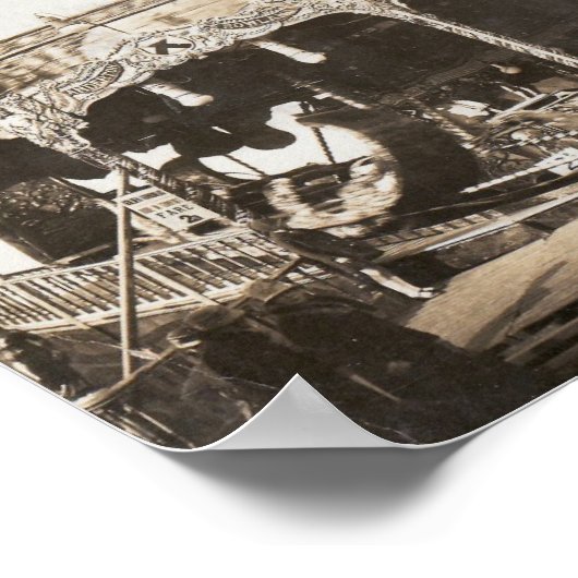 Anderton und Rowlands Fair BW Poster (Ecke)