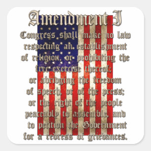 Änderung 1 quadratischer aufkleber