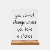 Änderung Akryllische Beschriftung Acrylschild (Vorderseite)