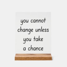 Änderung Akryllische Beschriftung