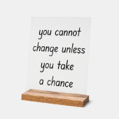 Änderung Akryllische Beschriftung Acrylschild (Winkel)