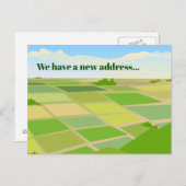 Änderung der Adressbuchfelder Ankündigungspostkarte (Vorne/Hinten)