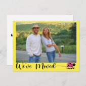 Änderung der Adresse 2 Postkarte (Vorne/Hinten)